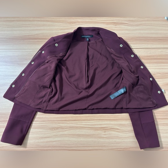 White House Black Market Purple Tailored Blazer - Picture 3 of 8